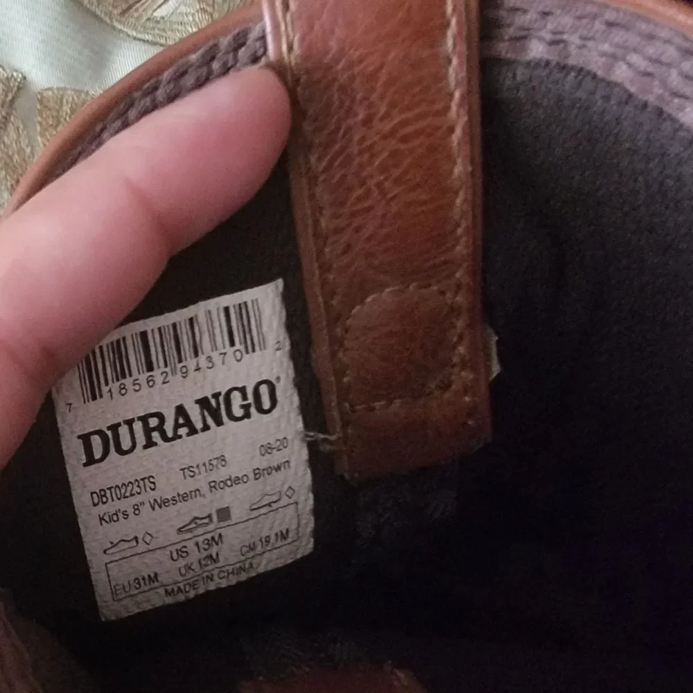 Durango Kids Brown Leather Boots